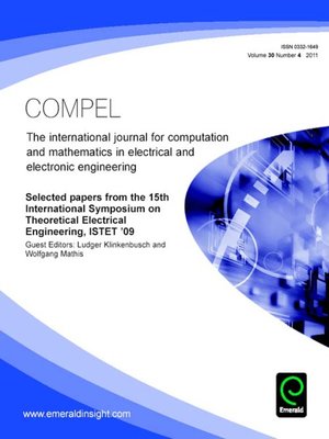 cover image of COMPEL: The International Journal for Computation and Mathematics in Electrical and Electronic Engineering, Volume 30, Issue 4